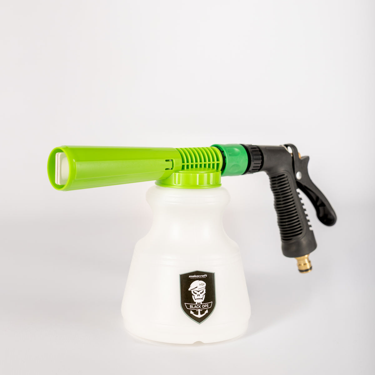 Black Ops foam cannon with trigger-grip spray gun