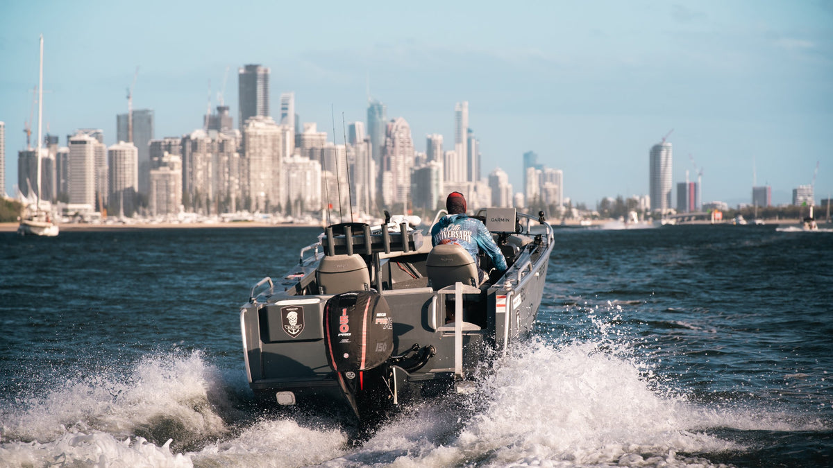 Makocraft Black Ops heading out on the Broadwater, Gold Coast